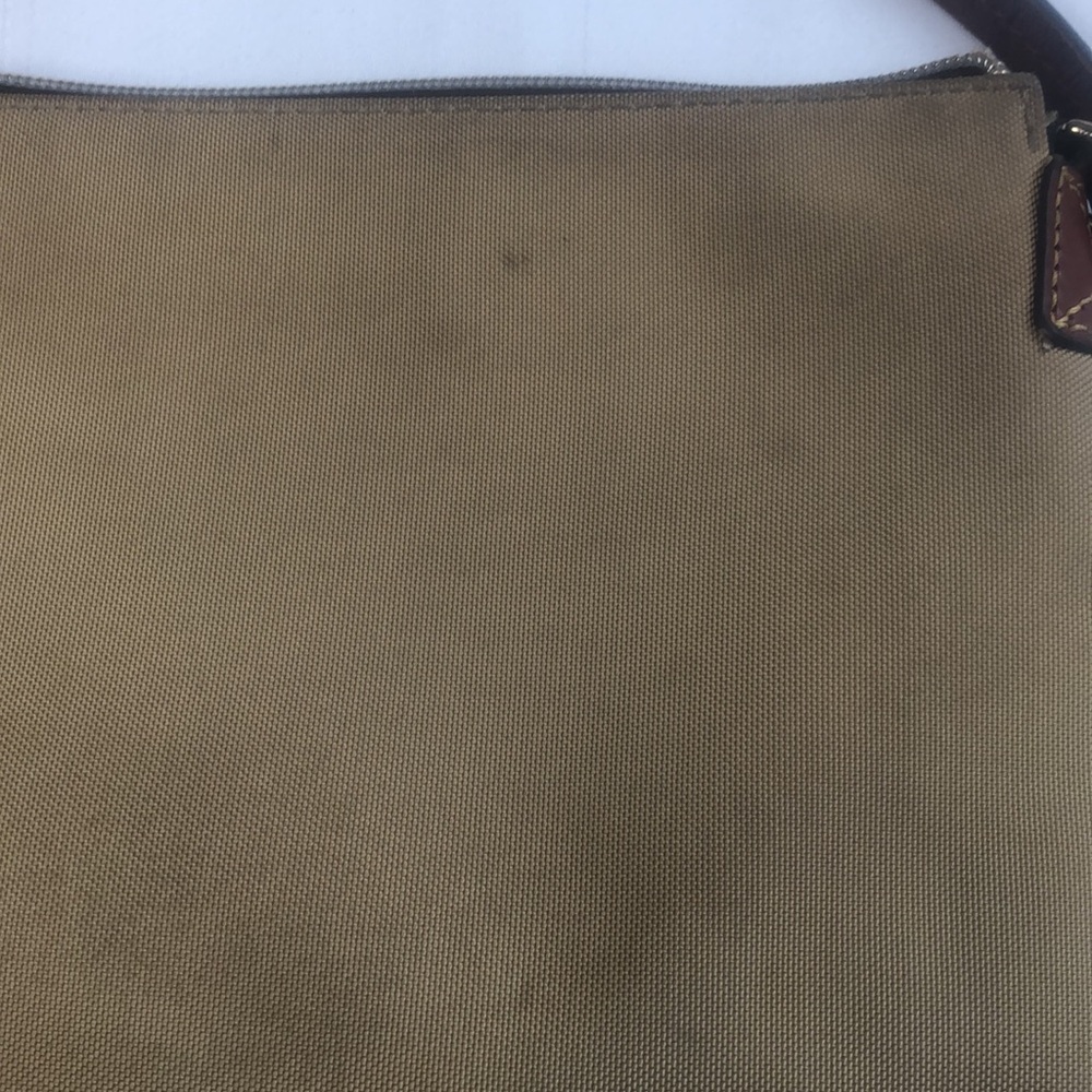 Dooney & Bourke Khaki Tan Nylon Collection Adjustable Shoulder Crossbody Bag - Picture 5 of 16